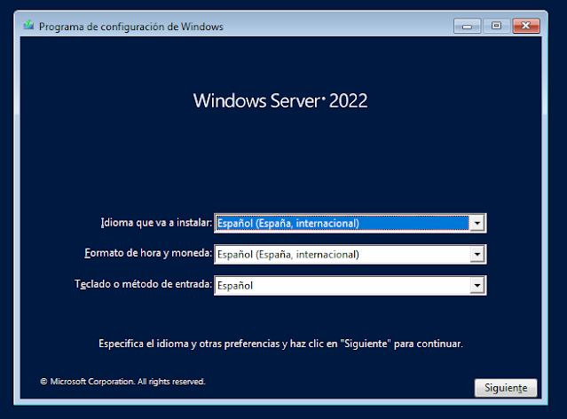 Descargar Windows Server 2022 ISO Español