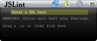 JSLint Widget