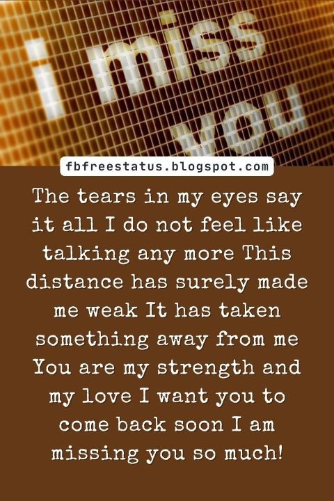 Missing You Messages for Girlfriend