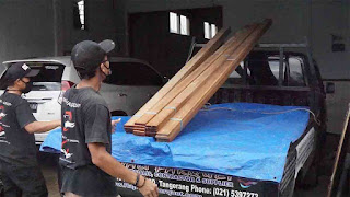 pengiriman pt rajawali parquet