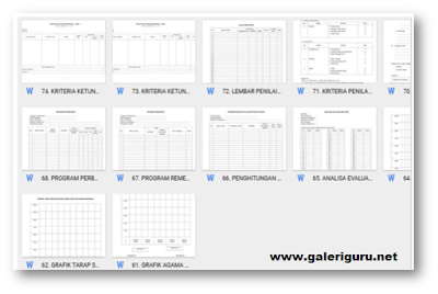 Contoh Perangkat Administrasi Guru SD SMP SMA SMK 2017 - Galeri Guru. Net