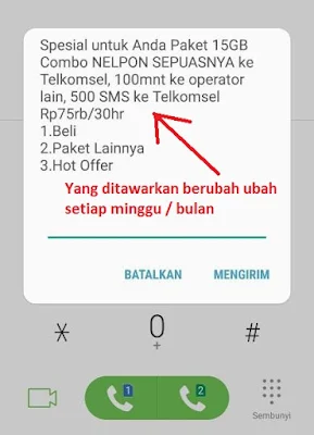 Cara Paketan Simpati