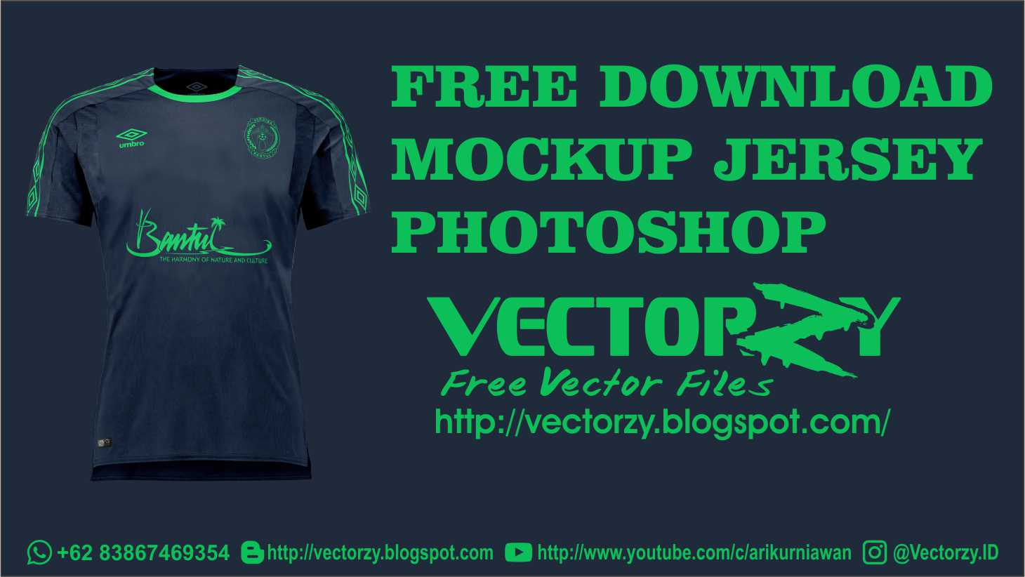 Download Free Download Premium Mockup Jersey Photoshop Umbro PSD ...