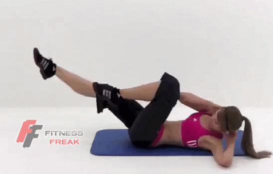 BICYCLE CRUNCHES
