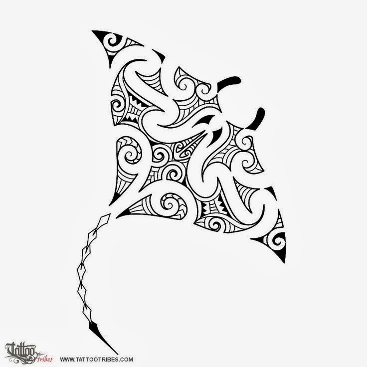 Polynesian Shark Tattoo Design Maori