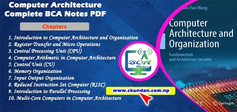 Computer Architecture Complete BCA Notes PDF
