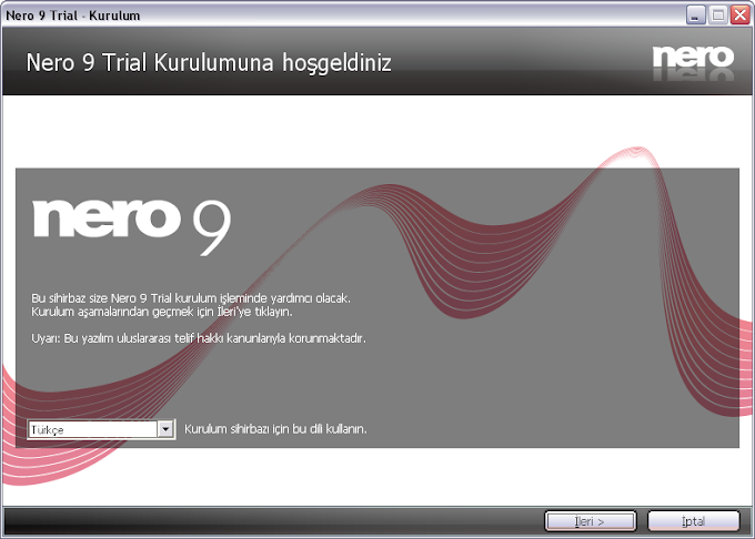 Nero 9.0.9.4 TÜRKÇE Orjinal (15 günlük)