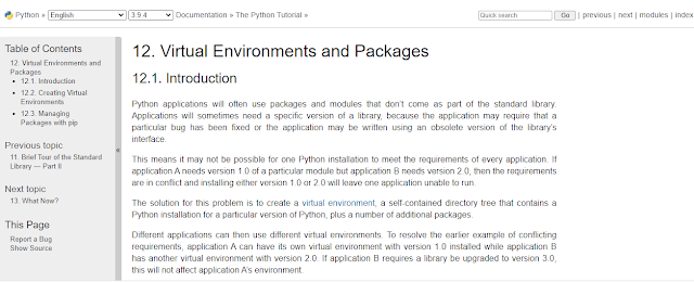 Virtual Environments and Packages