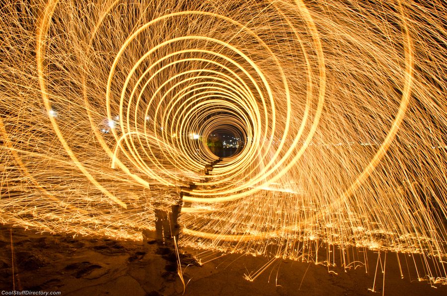 25. Walking inside the Fire Whirlpool by Anish Adhikari