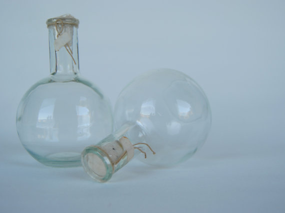 Vintage LABORATORY flask - decanting balloon at Space Rocket Store
