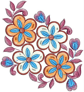 Exclusive blomme Patch