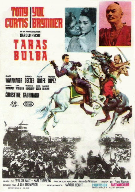 Áp phích Taras Bulba 1962