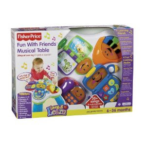 Fisher-Price Laugh and Learn Fun with Friends Musical Table Toy Playsets Discount Cheap price