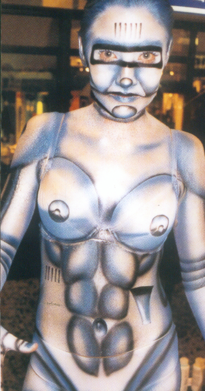 Halloween Body Painting