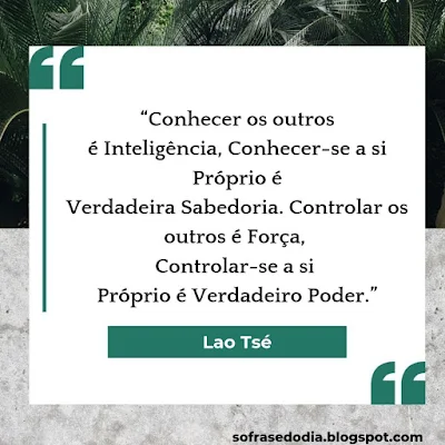 Frase de Lao Tsé