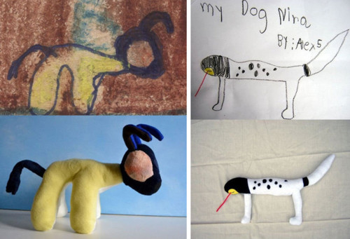 Children's Drawings Become Stuffed Toys / Child's Own Studio