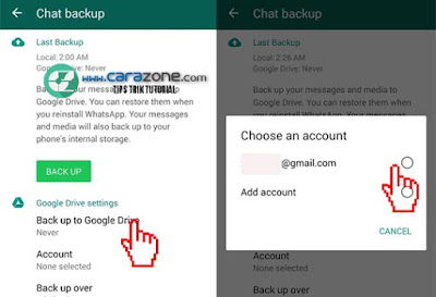 Whatsapp Cara Backup Riwayat Obrolan, Kontak &amp; Foto ke Google Drive