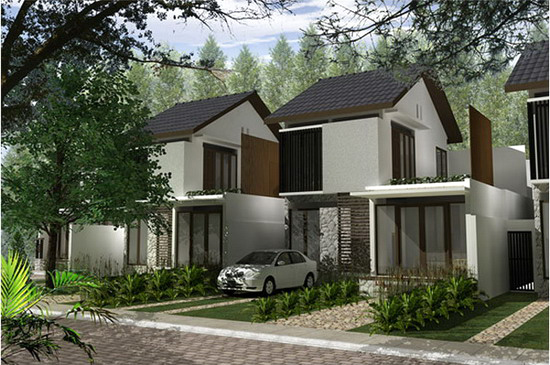 CONTOH RUMAH  MODERN  TROPIS  Desain  Rumah  Minimalis