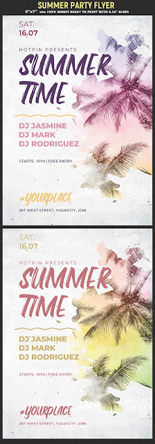  Summer Party Flyer Template