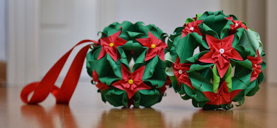 kusudama Flor de Pascua