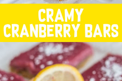 CREAMY CRANBERRY BARS
