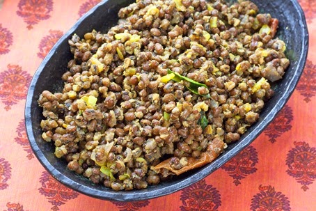 Mung dhal with spices