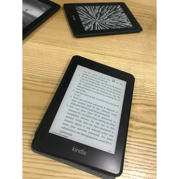 Máy đọc sách Kindle Paperwhite used máy đẹp có đèn nền Vbookshop