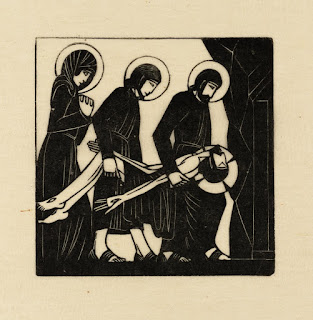  Eric Gill, The Body of Jesus is Laid in the Tomb, 1917, photo (C) Tate