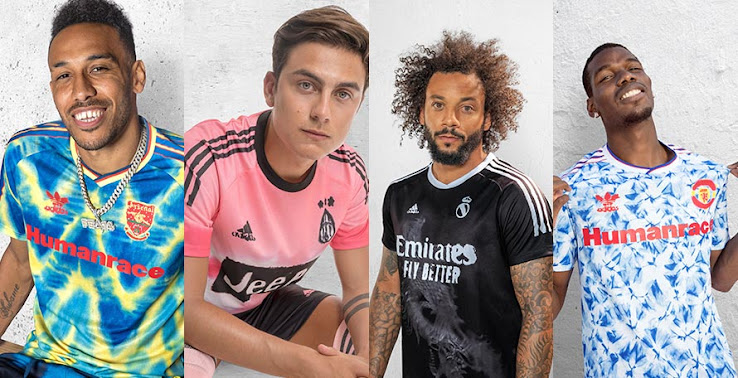 Adidas X Pharrell Human Race Football Kits Released Arsenal Bayern Juventus Manchester United Real Madrid To Be Worn In Match Footy Headlines