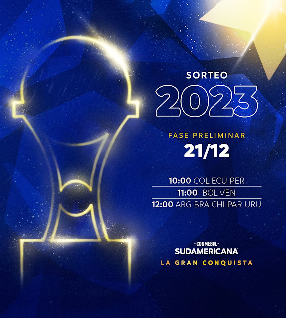 Sorteo de la Fase preliminar de la Copa Sudamericana 2023