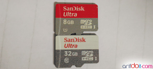 SanDisk Ultra 8GB UHS-1 dan SanDisk Ultra Class 10 32GB