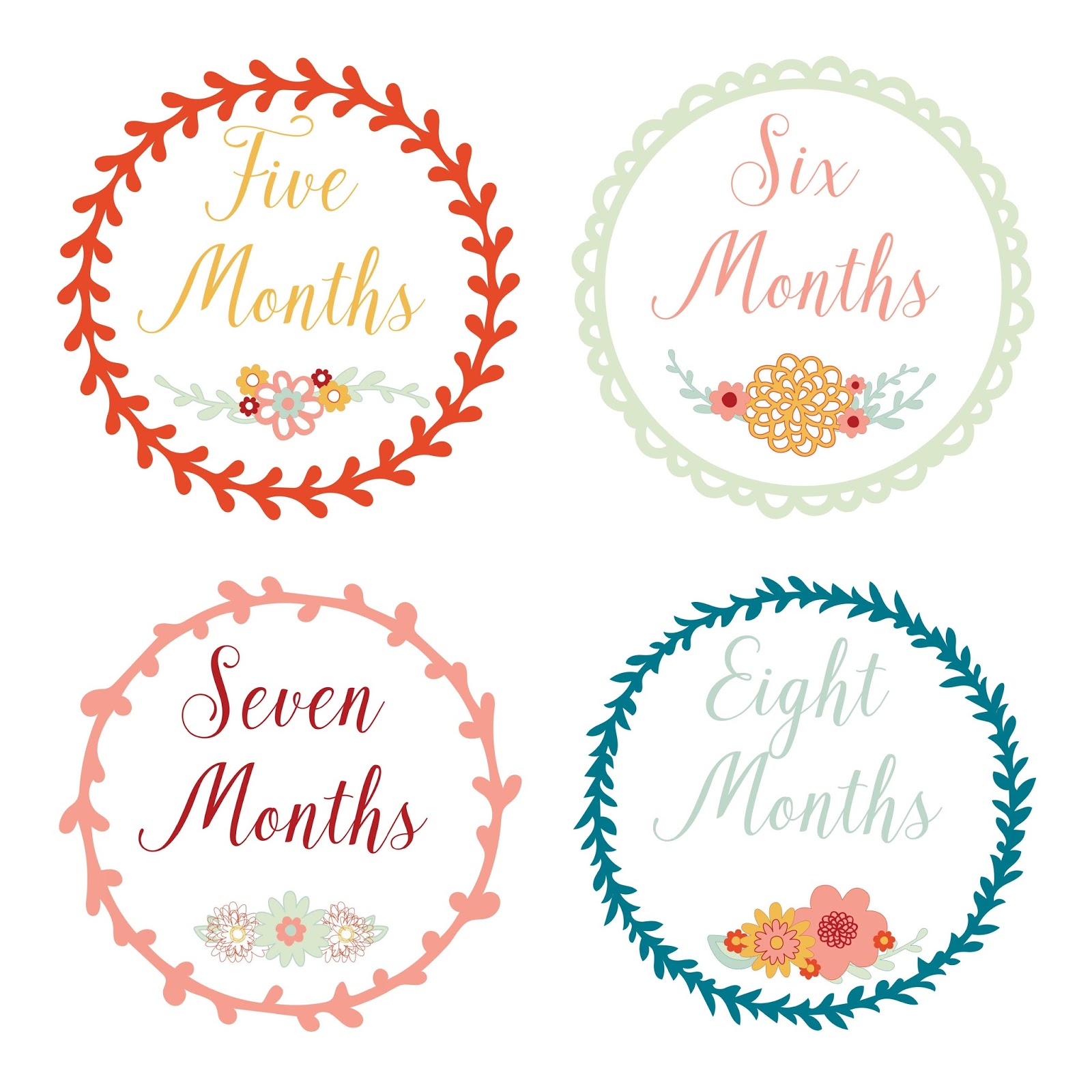 Silhouette Tutorial to Make Baby Monthly Milestone Stickers by Nadine Muir for Silhouette UK