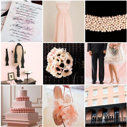 I'm not going to lie a pink and black wedding doesn't hurt either