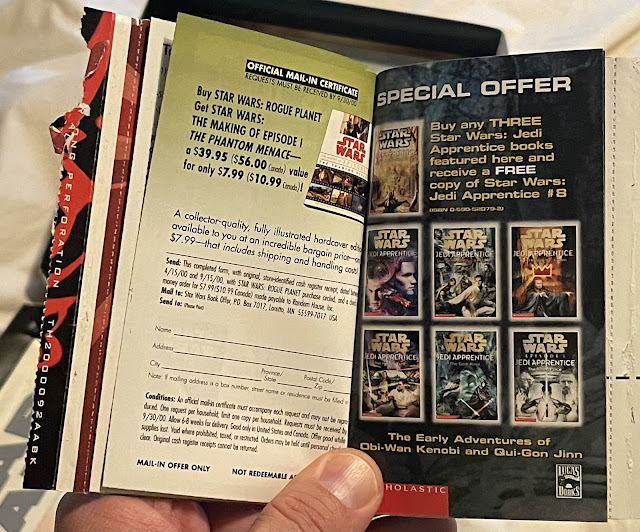Star Wars: Episode I - The Phantom Menace Widescreen Video Collector's Edition coupon book