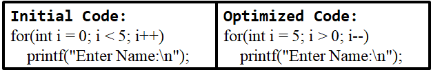 Optimize Loop Condition