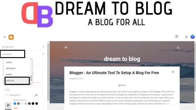 how-add-css-code-blogger