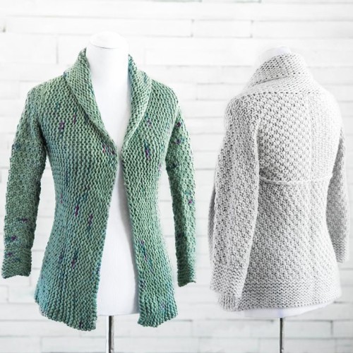 Courie In Sweater Knitting Kit - Printed Pattern 