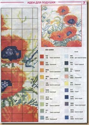 cross stitch fowers