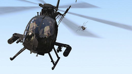 Arma3用AH-6とMH-6を実装するMELB MOD