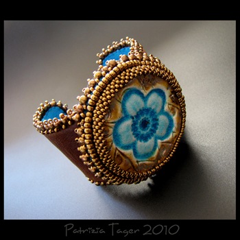 Flower Power - OOAK Cuff 03 copy