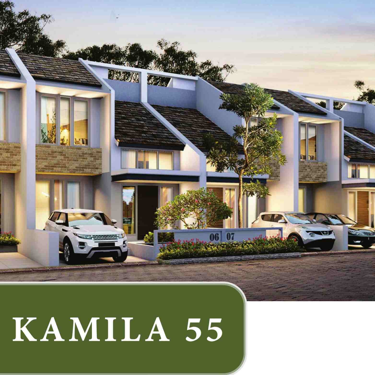 rumah tipe 55 cluster kamila gardens candi sawangan depok