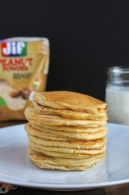 Peanut Butter Protein Pancakes | The Chef Next Door