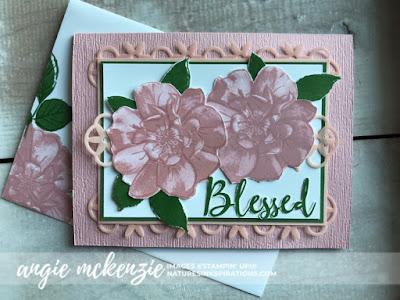 A Wild Rose for Kylie's International Blog Highlights - July 2019 | To A Wild Rose bundle by Stampin' Up!® | Nature's INKspirations by Angie McKenzie