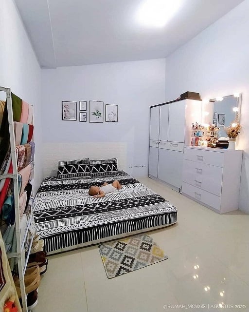 deco bilik tidur tanpa katil