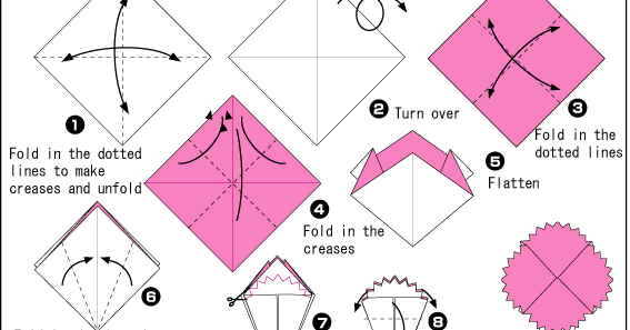  Cara  Membuat  Origami  Bunga Anyelir Carnation Cara  