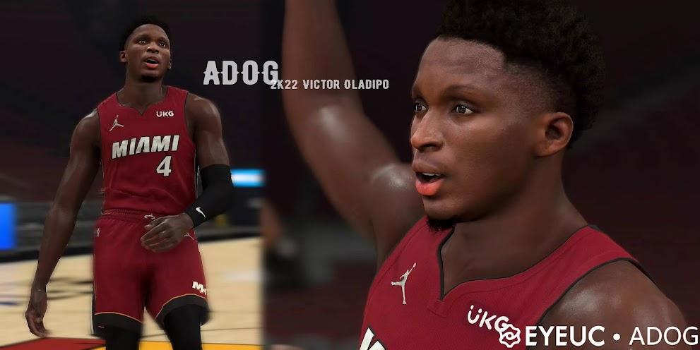 NBA 2K22 Victor Aladipo cyberface update and body model by ADOG