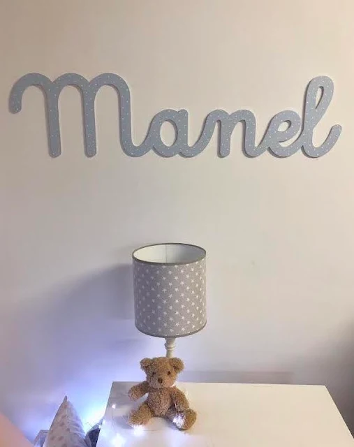 Nombres de niño y niña para decorar la pared