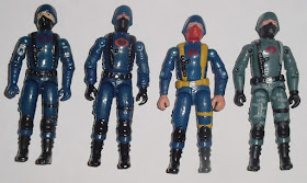 1983 Cobra Trooper, 2004 Comic Pack Trooper, Cobra Infantry, TRU Exclusive, 2005 Night Watch Trooper