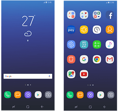 Images reveal Galaxy S8's Home Screen Setup With Launcher and Icons