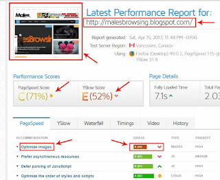 Tes Page Speed Kedua